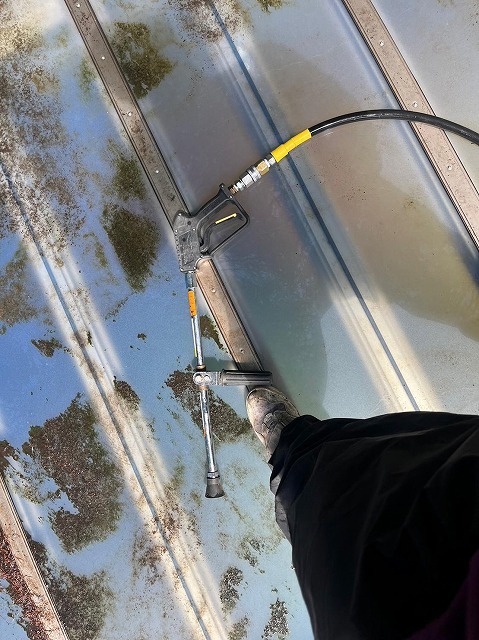 鳴沢村　屋根塗装工事